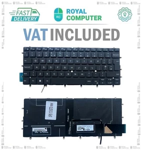 NEW GENUINE DELL XPS 13 9370 9380 7390 9305 UK BACKLIT KEYBOARD 82FHM 082FHM - Picture 1 of 1