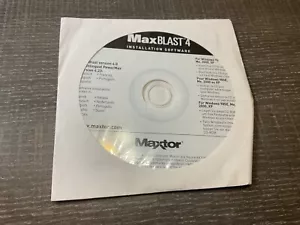 MaxBlast 4 Installation Software Disc Only Version 4 Maxtor 2005 - Picture 1 of 3