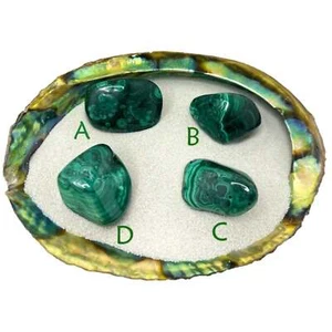 Malachite Tumbled Stones - Picture 1 of 9