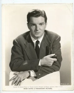 Peter Hayes, tolles Portrait mit Pfeife. 19481 - Bild 1 von 1