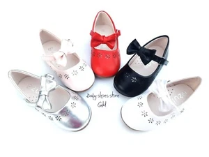 Baby Toddler Girls Mary Janes Dress Casual Shoes Size 1-6 New - Picture 1 of 5