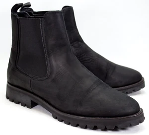 Thursday Boot Co Womens US 9 Everyday Legend Chelsea Pull On Matte Black Leather - Picture 1 of 12