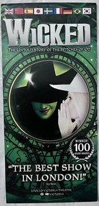 WICKED WEST END MUSICAL THEATRE FLYER - GEWINNER 100 MAJOR AWARDS - Bild 1 von 2