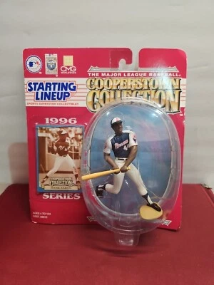Hank Aaron Atlanta Braves 1996 Starting Lineup Cooperstown Figure Pre-owned MT - Image 1 of 4