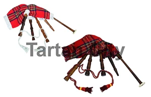 Tartancity Junior Playable Bagpipe for Kids - Royal Stewart Style Bagpipe - Picture 1 of 3