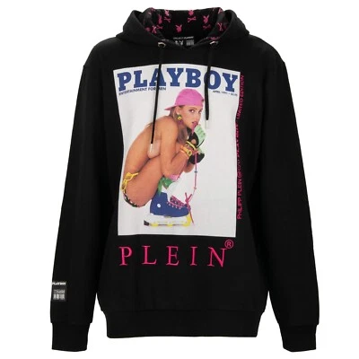 Свитер с капюшоном PHILIPP PLEIN x PLAYBOY Julie Clark Skategirl Print черный 08365 - Изображение 1 из 4