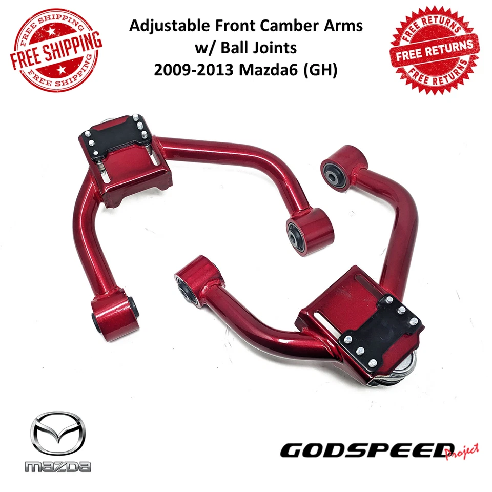 Brazos inclinables delanteros ajustables Godspeed con rótulas para Mazda6 2009-2013 (GH) Foto 1 de 4