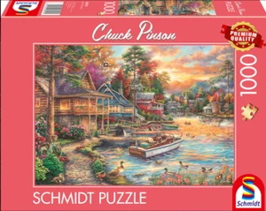 SCHMIDT 1000 PIECE PUZZLE SHORE IN THE EVENING GOLD 2025 NEW *PRE ORDER* CHECK!! - Picture 1 of 1