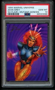 1994 Marvel Universe Flair JEAN GREY MUTANT GENESIS PSA 10 GEM MT - Fresh Slab! - Picture 1 of 2