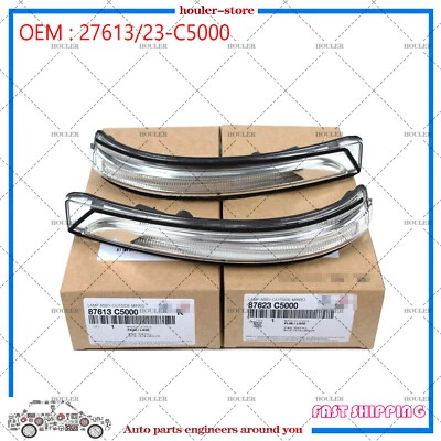 Lámpara de señal de giro de espejo retrovisor exterior original izquierda derecha 2ea para Kia Sorento 2016-20 Foto 1 de 4