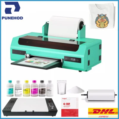 PUNEHOD A3+ 13in L1800 DTF Printer Transfer Printer+Oven Fabrics Textile Printer - Image 1 of 4