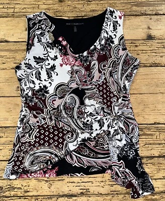 Top sin mangas envolvente de cachemira talla M White House Black Market para mujer nuevo sin etiquetas Foto 1 de 4