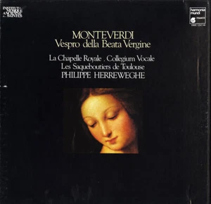2LP Box Harmonia Mundi HMC-1247 MONTEVERDI Vespro della Beata Vergine HERREWEGHE - Picture 1 of 3