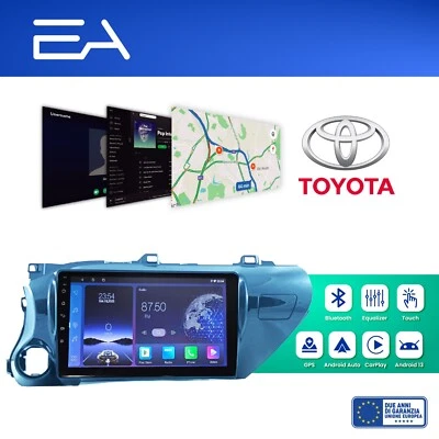 Autoradio Android -Toyota Hilux- 4GB ram 64GB rom -Telecamera di Parcheggio- - Immagine 1 di 4