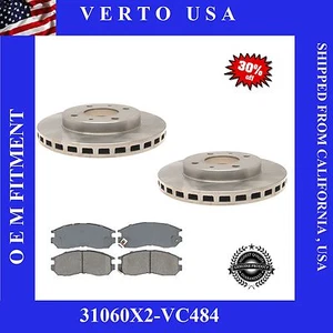Front Brake Rotors & Ceramic Pads For Dodge , Eagle, Mitsubishi Base on Fitment - Bild 1 von 2