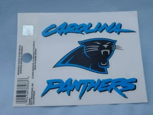 Carolina Panthers wiederverwendbarer 3,5" x 3,75" STATISCHER HAFTAUFKLEBER von Rico NEU! - Bild 1 von 1