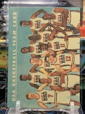 Michael Jordan 1992 Skybox USA Basketball Plastic Team Card Dream Team RARE JH