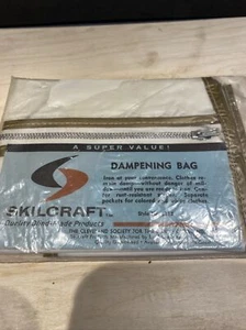 VTG Dampening Bag Separate Pockets For Ironing Skilcraft #3312 - Picture 1 of 3