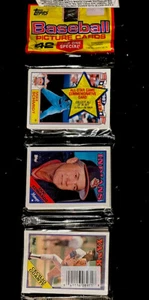 Topps Baseball Rack Pack 1988 con Mike Schmidt Top & Trammell & Tony Gwynn Back - Foto 1 di 2