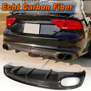 Difusor de carbono faldón trasero para Audi A7 S Line S7 Sportback 2011-14 - Imagen 1 de 12