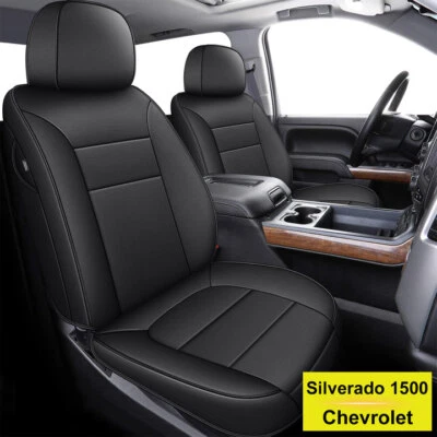 Car 5-Seat Covers For Chevrolet Silverado 1500 2014-2018&25003500HD 2015-2019 PU - Image 1 of 4