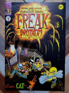 Fabulous Furry Freak Brothers #7 (estafa de 1982) en muy buen estado/bueno Gilbert Shelton primera impresión - Imagen 1 de 10