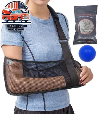 Cabestrillo Ajustable, Inmovilizador De Hombro Y Manguito Rotador Para Lesiones - Image 1 of 4