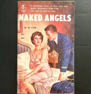 Al Case - Naked Angels - Bedtime Books - 1959 Pulp Fiction Sleaze GGA - Picture 1 of 3