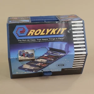 Rolykit S14 Red Organizer Roll Up Case Art Crafts Fishing Sewing Jewelry NOS - Picture 1 of 11