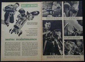Vintage Outboard Motor Maintenance 1952 How-To INFO TIPS - Bild 1 von 1