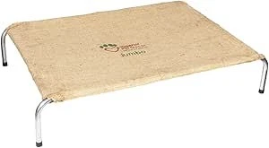 Superior Steel Framed Dog Bed Large 22cm H x 69cm W x 112cm Hessian Canine Sleep - image 1 of 4