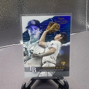 2020 Topps Gold Label Brendan McKay Rookie Class 1 Blue Parallel #1/150 - Picture 1 of 2