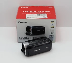 CANON LEGRIA HF R306 CAMCORDER HD DIGITAL SDXC CARD HIGH DEFINITION VIDEO CAMERA - Picture 1 of 4