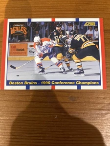 1990 Wales Conférence Finals - #368 - Score    1990-91 -  Carte de hockey - Picture 1 of 2