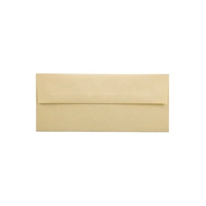 JAM Paper #10 Business Parchment Envelopes 4.125 x 9.5 Antique Gold Recycled - Picture 1 of 4