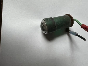 Triumph TR4, TR3, Green Turn Signal Warning Light Holder & Chrome Nut, Original, - Picture 1 of 4