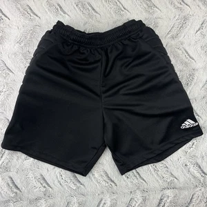Vintage 2004 Adidas Climalite Goalie Shorts Black Padded Goalie Soccer Medium - Picture 1 of 11