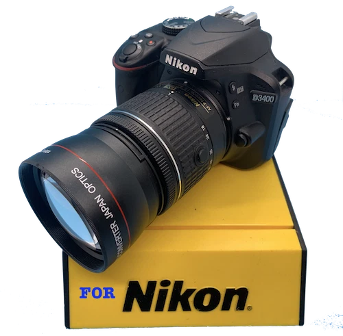 PRO ZOOM LENS 2X for Nikon FM2 D7200  D3200 D90 D3300  D5200 D5300  D7100 D90 D3 - Image 1 of 4