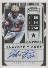 2020 Contenders Draft Picks Playoff Ticket /18 Jared Pinkney #146 Rookie Auto RC