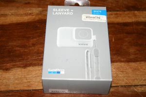 Genuine GoPro Go Pro Hero Silicone Sleeve & Lanyard, White, ACSST-002 - Picture 1 of 8