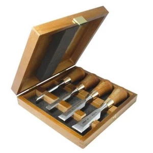 Narex 853750 Wood Line Plus Set of 4 Butt Chisels in a Case 6mm 12mm 20mm & 26mm - Picture 1 of 1