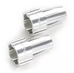 STRC Aluminum Rear Lock-Outs Silver SCX10 STA30493S - Picture 1 of 1