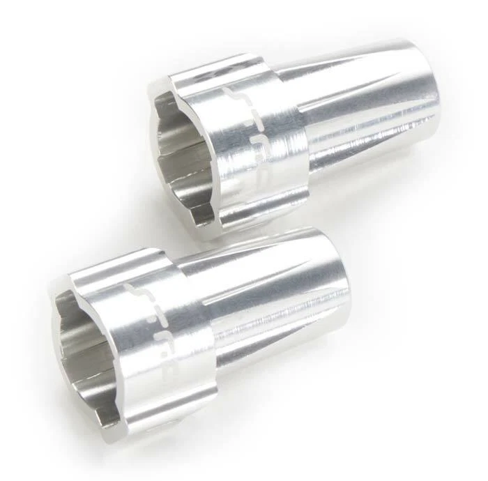STRC Aluminum Rear Lock-Outs Silver SCX10 STA30493S - Image 1 of 1