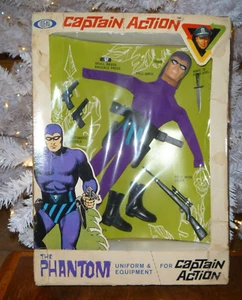 1966 Ideal Captain Action Phantom Outfit Mint in Original Box NRFC READ - Picture 1 of 23