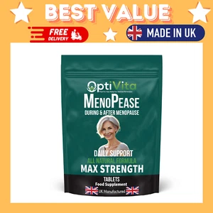 Menopause Complex Support Tablets, Hormonal Balance Supplement, Hot Flushes HRT - Picture 1 of 4