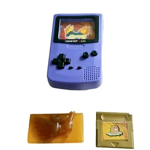 Vintage seltenes Pokemon Nintendo Burger King Spiel Junge Farbe lila Spielzeug 2000 - Bild 1 von 3