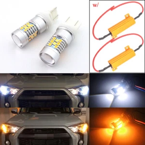 Switchback 28-SMD LED Front Turn Signal Light Bulbs for 2014-2019 Toyota 4Runner - Picture 1 of 10