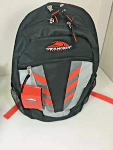 Zaino Trailmaker Equipment 15" nero e grigio 3 tasche. - Foto 1 di 4