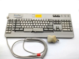 Rare Keytronic FlexPro Syner G Series Adjustable Ergo Ergonomic AT PS2 Keyboard - Picture 1 of 8