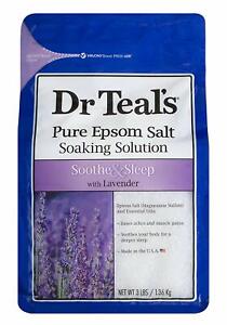 Dr Teal's Epsom Salt Soaking Solution, Soothe & Sleep, Lavender